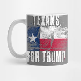 Texans For Trump - Trump 2020 Patriotic Flag Mug